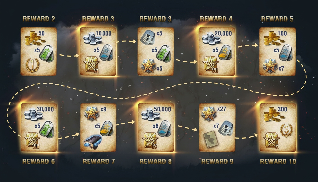 Rewards info World of Tanks Blitz